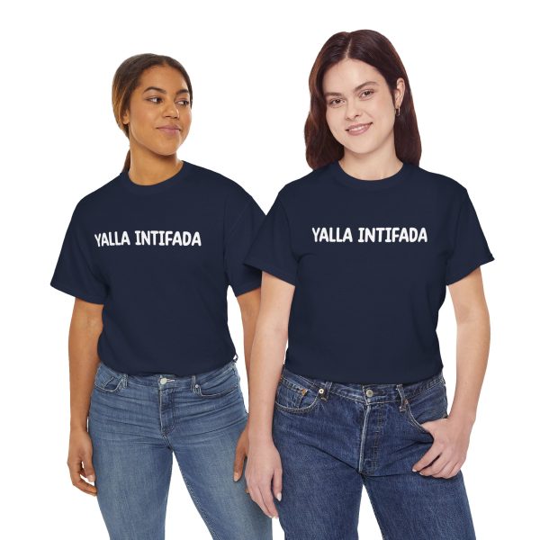 Yalla Intifada T Shirt | Ethically Made, Comfortable & Bold Statement Appare