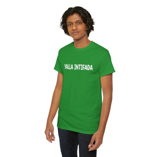 Yalla Intifada T Shirt | Ethically Made, Comfortable & Bold Statement Appare