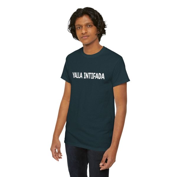 Yalla Intifada T Shirt | Ethically Made, Comfortable & Bold Statement Appare