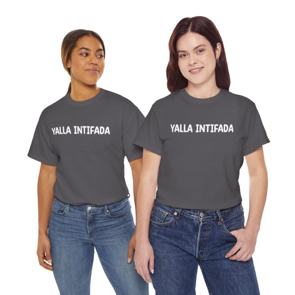 Yalla Intifada T Shirt | Ethically Made, Comfortable & Bold Statement Appare