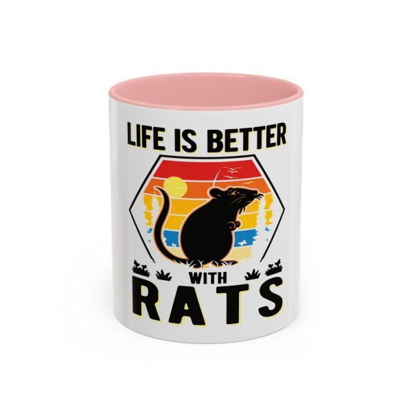 Life Is Better With Rats Coffee Mug — Cute Rat Lover Gift (11/15oz)