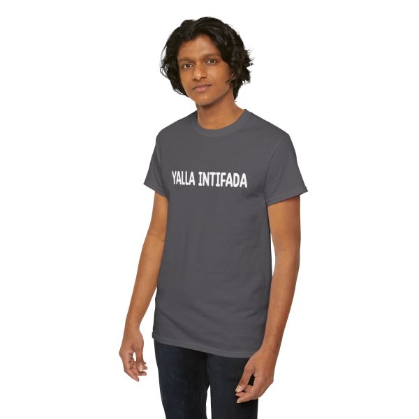 Yalla Intifada T Shirt | Ethically Made, Comfortable & Bold Statement Appare