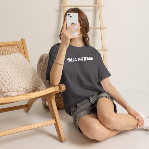 Yalla Intifada T Shirt | Ethically Made, Comfortable & Bold Statement Appare