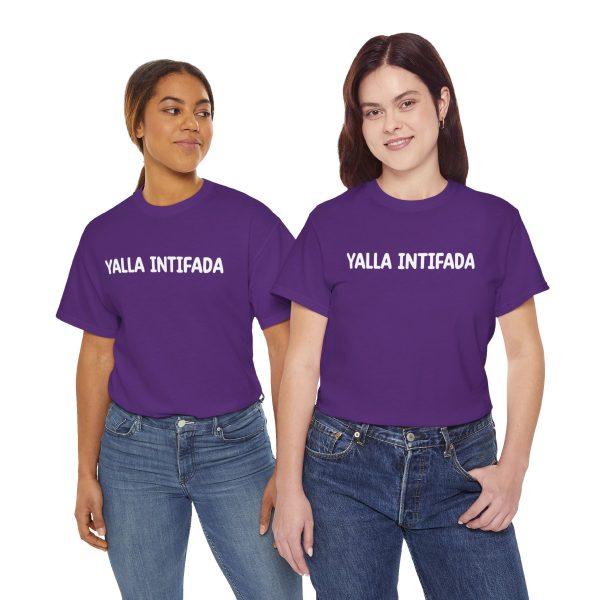 Yalla Intifada T Shirt | Ethically Made, Comfortable & Bold Statement Appare
