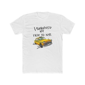I Survived My Trip to NYC T Shirt | 1 Funny Yellow Taxi New York Travel Souvenir T-Shirt