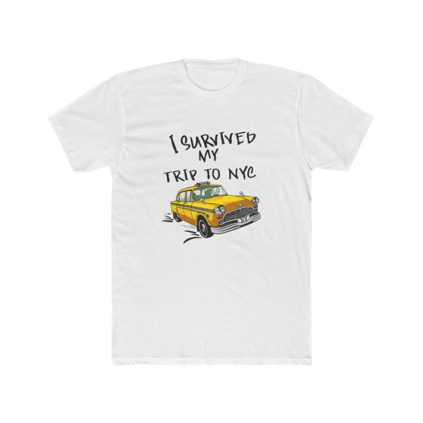 I Survived My Trip to NYC T Shirt | 1 Funny Yellow Taxi New York Travel Souvenir T-Shirt
