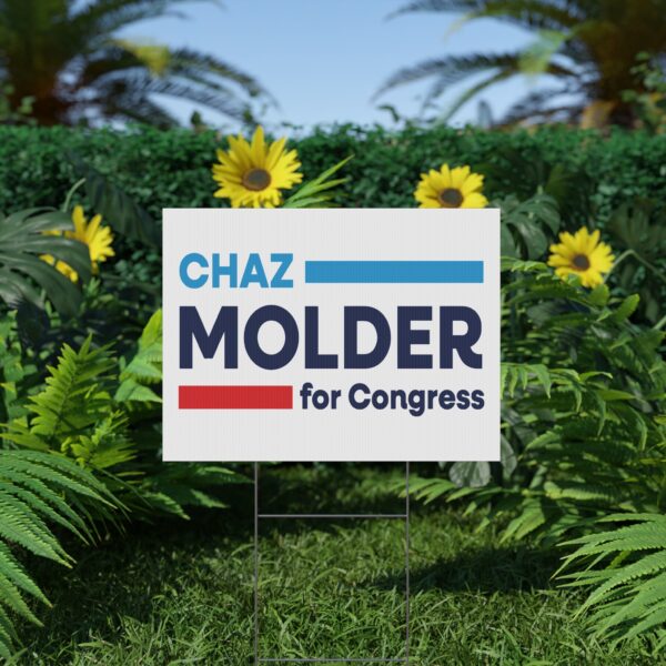 Chaz Molder for Congress Yard Sign | TN 5th District Lawn Sign