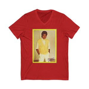Michael Jackson T Shirt (2003) – Rare Vintage Inspired V-Neck Tee | Iconic King of Pop Fan Shirt