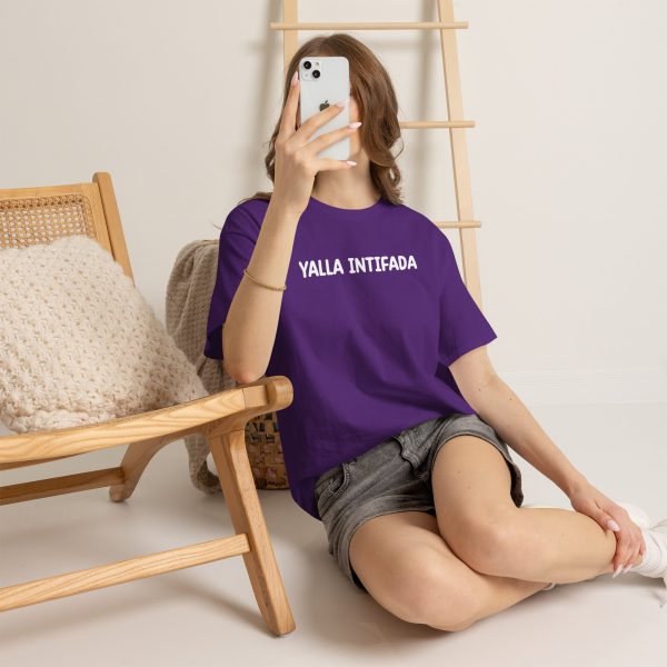 Yalla Intifada T Shirt | Ethically Made, Comfortable & Bold Statement Appare