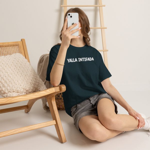 Yalla Intifada T Shirt | Ethically Made, Comfortable & Bold Statement Appare