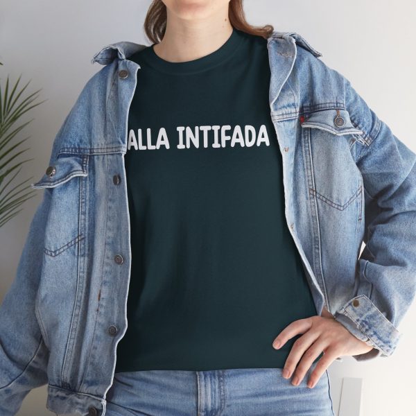 Yalla Intifada T Shirt | Ethically Made, Comfortable & Bold Statement Appare