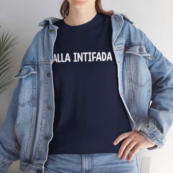 Yalla Intifada T Shirt | Ethically Made, Comfortable & Bold Statement Appare