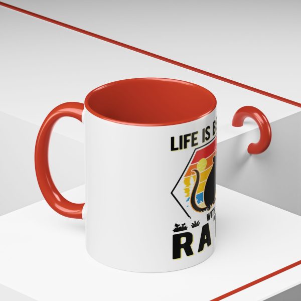 Life Is Better With Rats Coffee Mug — Cute Rat Lover Gift (11/15oz)