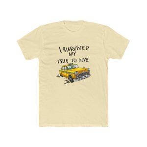 I Survived My Trip to NYC T Shirt | 1 Funny Yellow Taxi New York Travel Souvenir T-Shirt