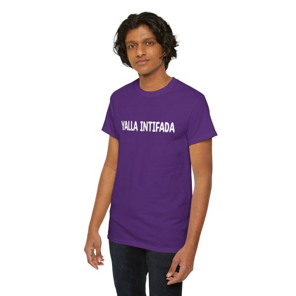Yalla Intifada T Shirt | Ethically Made, Comfortable & Bold Statement Appare