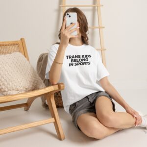 Trans Kids Belong in Sports T Shirt – Bold Ally Tee