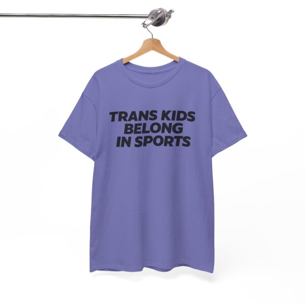 Trans Kids Belong in Sports T Shirt – Bold Ally Tee