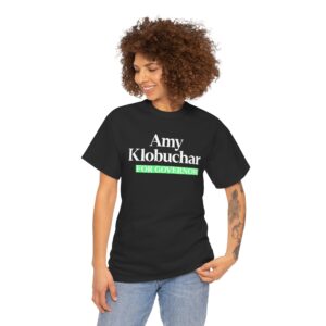 Amy Klobuchar For Governor T Shirt – Bold Campaign Tee