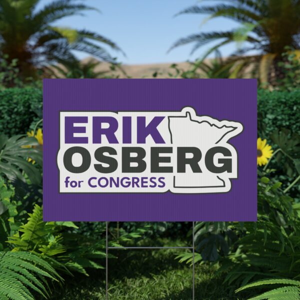 Erik Osberg for Congress Yard Sign – Durable Lawn Sign