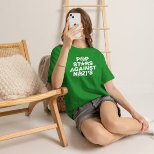 Pop Stars Against Nazis T Shirt | Punk Statement Tee
