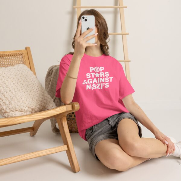 Pop Stars Against Nazis T Shirt | Punk Statement Tee