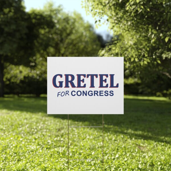 Gretel For Congress Yard Sign - Durable Lawn Sign | USA Made