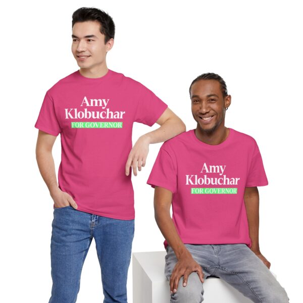 Amy Klobuchar For Governor T Shirt – Bold Campaign Tee