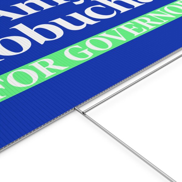 Amy Klobuchar For Governor Yard Sign | Durable Lawn Sign