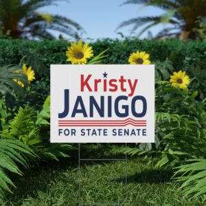 Kristy Janigo Yard Sign | Kristy Janigo for State Senate