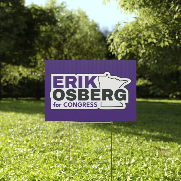 Erik Osberg for Congress Yard Sign – Durable Lawn Sign