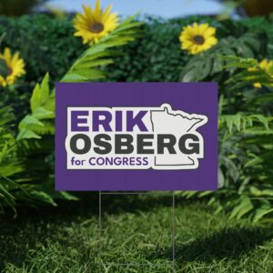 Erik Osberg for Congress Yard Sign – Durable Lawn Sign