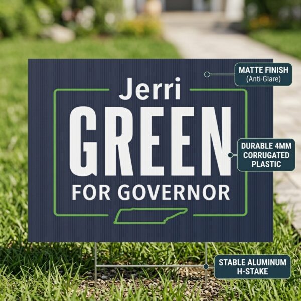 Jerri Green Yard Sign