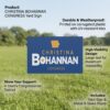 Christina Bohannan Yard Sign