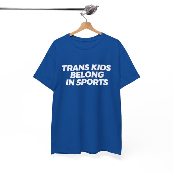 Trans Kids Belong in Sports T Shirt – Bold Ally Tee
