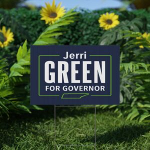 Jerri Green Yard Sign – Jerri Green for Governor Lawn Sign