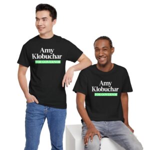 Amy Klobuchar For Governor T Shirt – Bold Campaign Tee