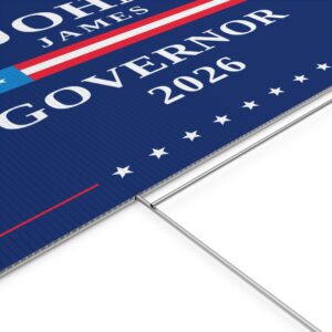 John James Yard Sign – Official Political Campaign Lawn Sign