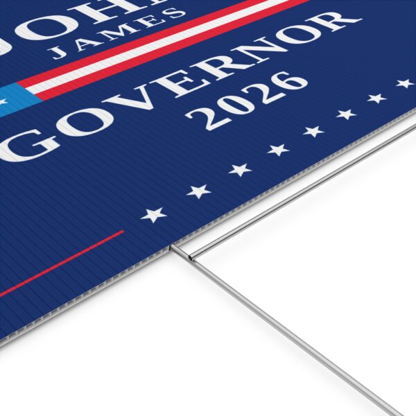 John James Yard Sign – Official Political Campaign Lawn Sign