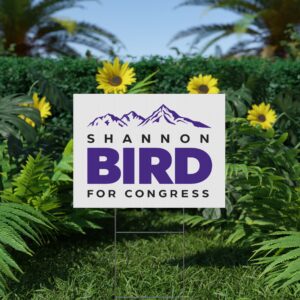 Shannon Bird for Congress Yard Sign | Lawn Sign USA