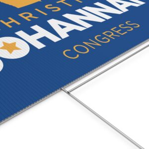 Christina Bohannan Yard Sign | For Congress Lawn Sign