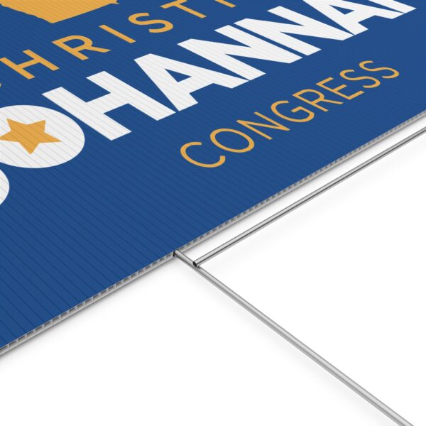 Christina Bohannan Yard Sign | For Congress Lawn Sign