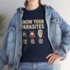 Know Your Parasites T Shirt | Deer Dog & Luna Tick Graphic Tee