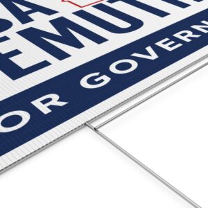 Lisa DeMuth for Governor Yard Sign | Political Yard Sign