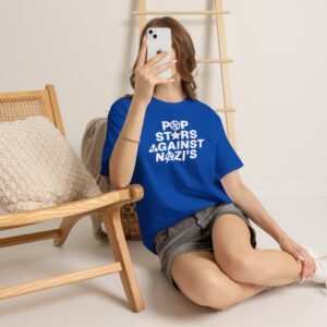 Pop Stars Against Nazis T Shirt | Punk Statement Tee