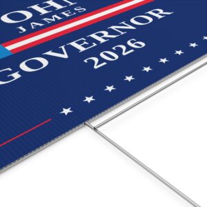 John James Yard Sign – Official Political Campaign Lawn Sign