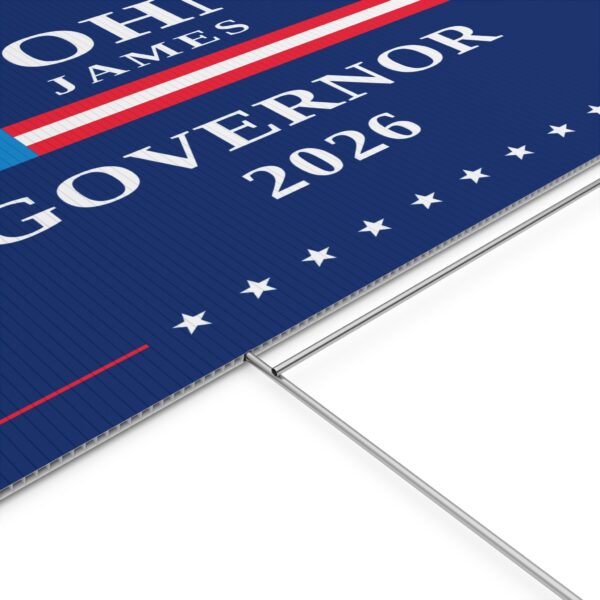 John James Yard Sign – Official Political Campaign Lawn Sign