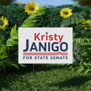 Kristy Janigo Yard Sign | Kristy Janigo for State Senate