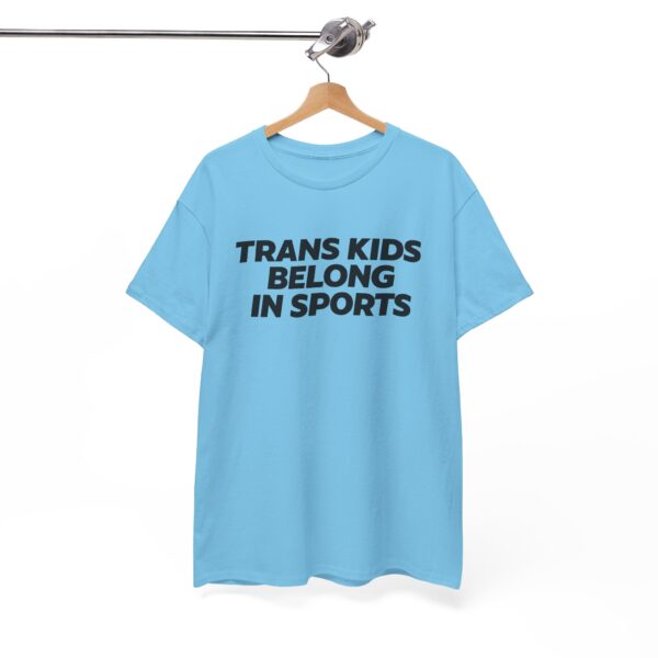 Trans Kids Belong in Sports T Shirt – Bold Ally Tee