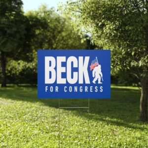 Beck Yard Sign | Beck for Congress Lawn Sign