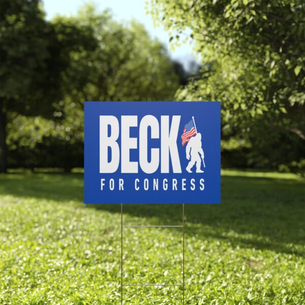 Beck Yard Sign | Beck for Congress Lawn Sign